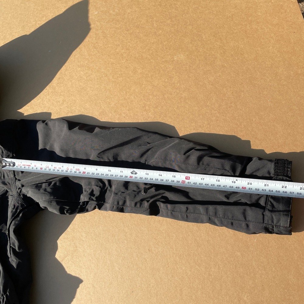The North Face HyVent Jacket Womens Small Black Hiking Ski Detachable Hood Vents - Picture 8 of 10